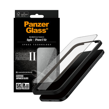 PanzerGlass Ultra-Wide Fit Ceramic Screen Protector for iPhone Air